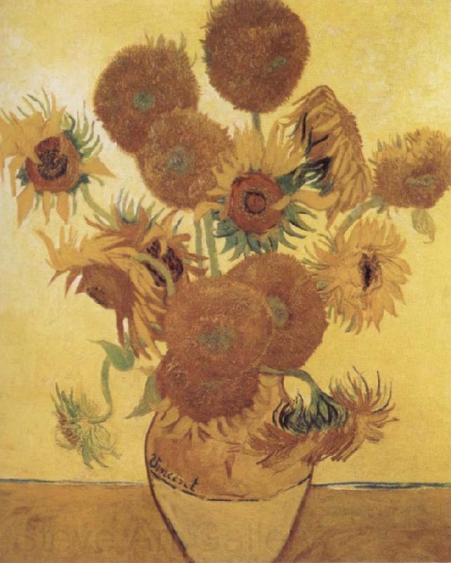 Vincent Van Gogh Sunflowers Norge oil painting art